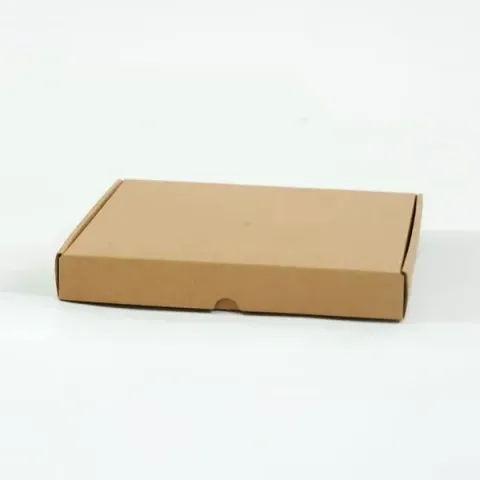 Plain kraft on a kraft box